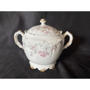 Theodore Haviland Limoges France Large Covered Sugar Bowl